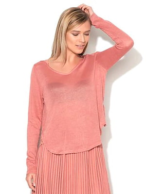 Пуловер розовый | 6440909