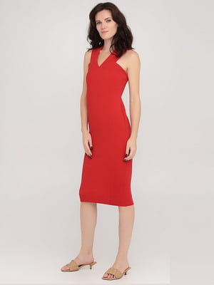 Сукня-футляр червона | 6440979