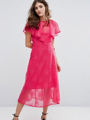 Сукня А-силуету рожева | 6441107