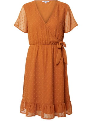 Платье А-силуэта оранжевое | 6441139