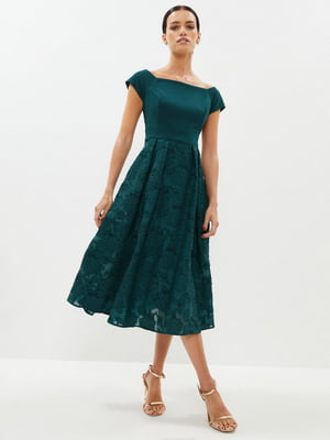 Сукня А-силуету зелена | 6441278