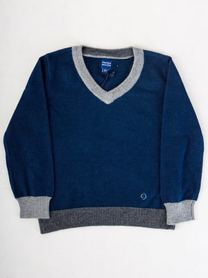 Пуловер темно-синий | 6441958