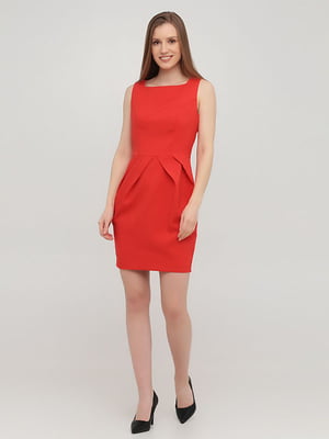 Платье-футляр красное | 6442053