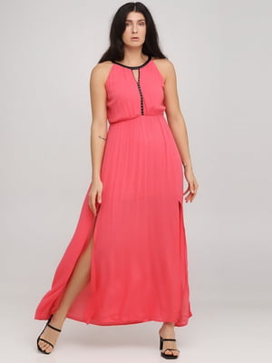 Платье А-силуэта розовое | 6442219