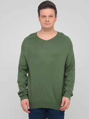 Пуловер зелений | 6442640