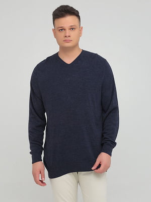 Пуловер синій | 6442647