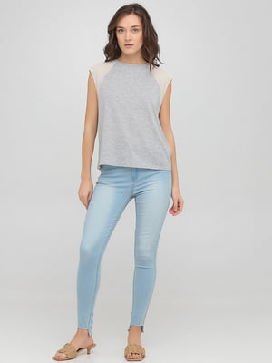 Демисезонные укороченные скинни джинсы | 6444028