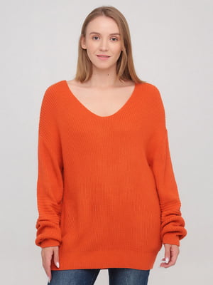 Пуловер оранжевый | 6445682