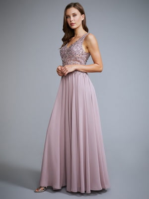 Платье вечернее розовое | 6445806