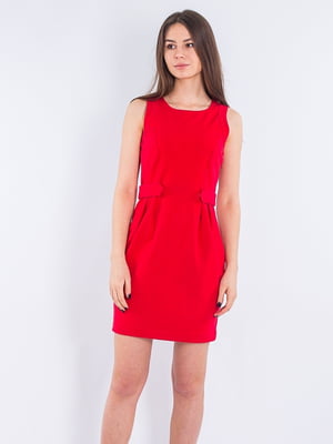 Платье-футляр красное | 6445927
