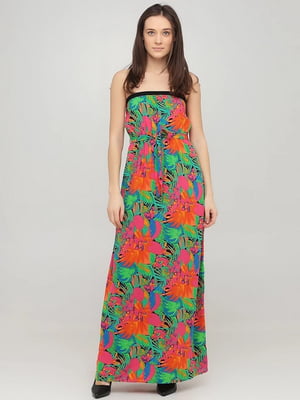 Сукня А-силуету з квітковим принтом | 6446233