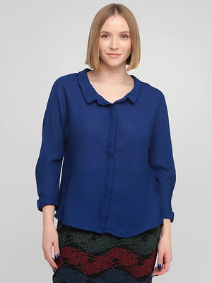 Блуза синяя | 6446527