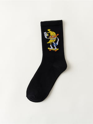 Шкарпетки «Бананчик» чорні | 6447086