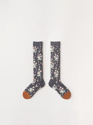 Шкарпетки довгі «Квіти» | 6447096