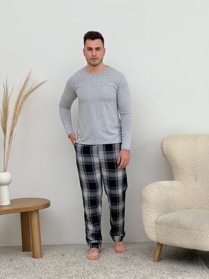 Пижама: лонгслив и штаны | 6452577