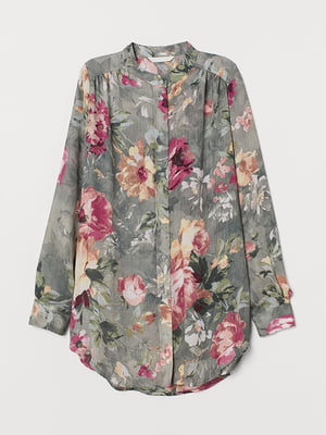 Блуза в цветочный принт | 6458842
