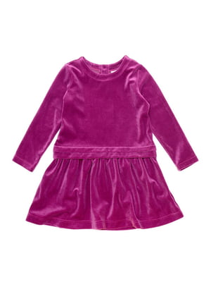 Сукня фіолетова велюрова | 6430629