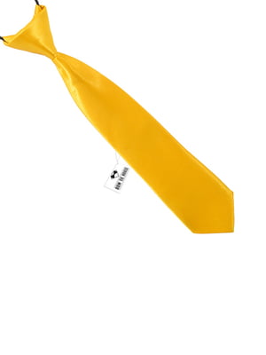Краватка жовта на гумці | 6457185