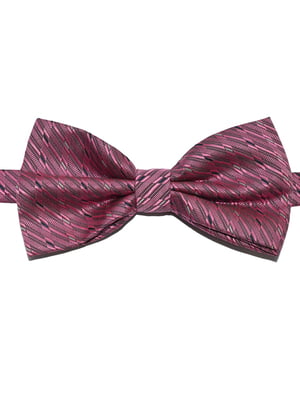 Краватка-метелик рожева з візерунком | 6457191