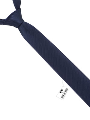 Краватка темно-синя вузька | 6457232