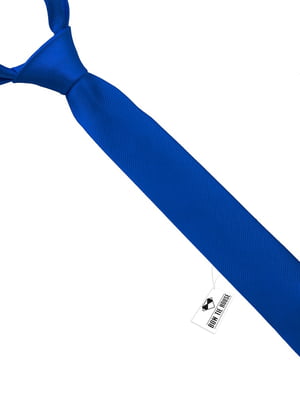 Краватка синя вузька | 6457233