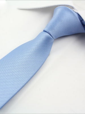 Краватка блакитна вузька | 6457234