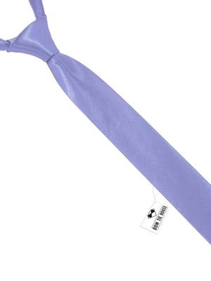 Краватка бузкова вузька атласна | 6457254