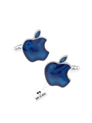Запонки сині Apple | 6457396
