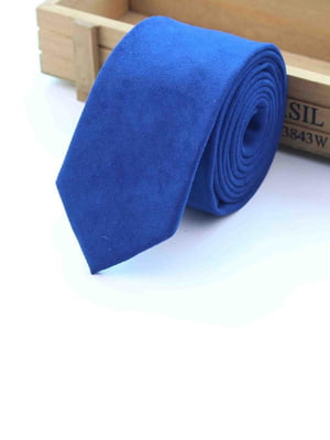 Краватка вузька синя | 6457508