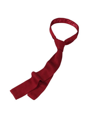 Краватка в'язана темно-червона | 6457554