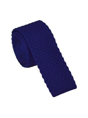 Краватка великої в'язки синя | 6457570