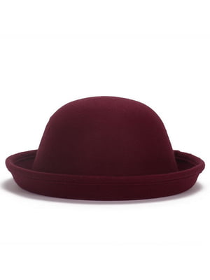 Шляпа бордовая фетровая | 6457704