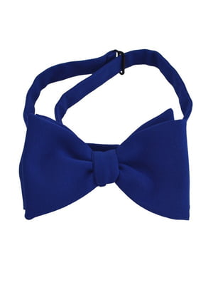 Краватка-метелик класичної форми синя (габардин) | 6457750