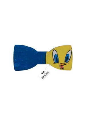 Бабочка желто-голубая с рисунком Твитти Looney Tunes | 6457969