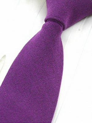 Краватка вовняна фіолетова | 6458143