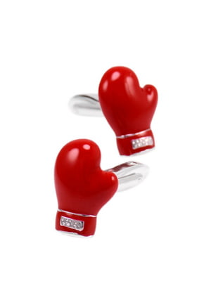 Запонки красные Боксерская перчатка | 6458167