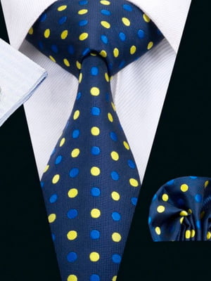 Набір: краватка, хустка та запонки | 6458318