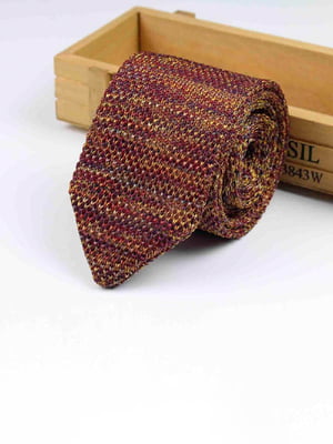Краватка в'язана з червоними відтінками | 6458324