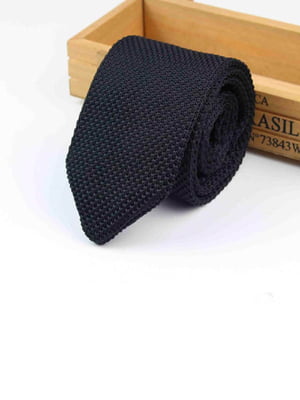 Краватка в'язана чорна | 6458329