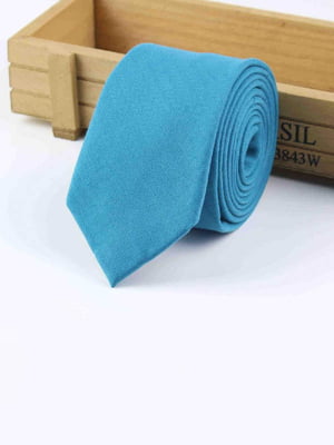 Краватка вовняна блакитна | 6458542