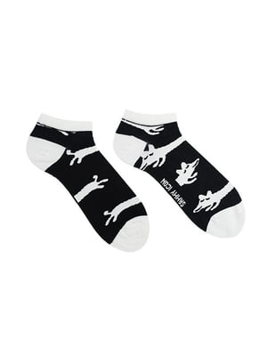 Шкарпетки чорно-білі | 6458558