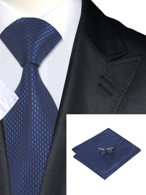 Набор: галстук, платок и запонки | 6458595