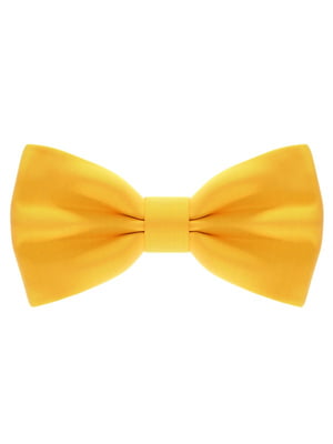 Краватка-метелик атласна жовтого кольору | 6458682