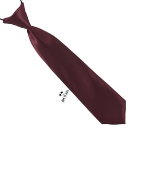 Краватка бордова на гумці | 6458962