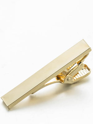 Затискач для вузької краватки золотистий | 6459042
