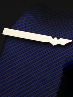 Зажим для галстука серебристый | 6459205
