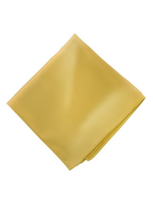 Хустка шовкова золотого кольору | 6459290