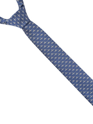 Краватка блакитна з літаками (6 см) | 6459369