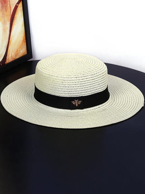 Соломенная шляпа белая | 6459576