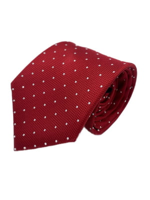 Краватка червона в горошок | 6459671
